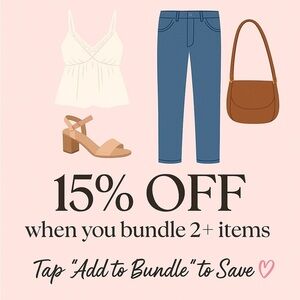 Bundle and save!! On ANYTHING!